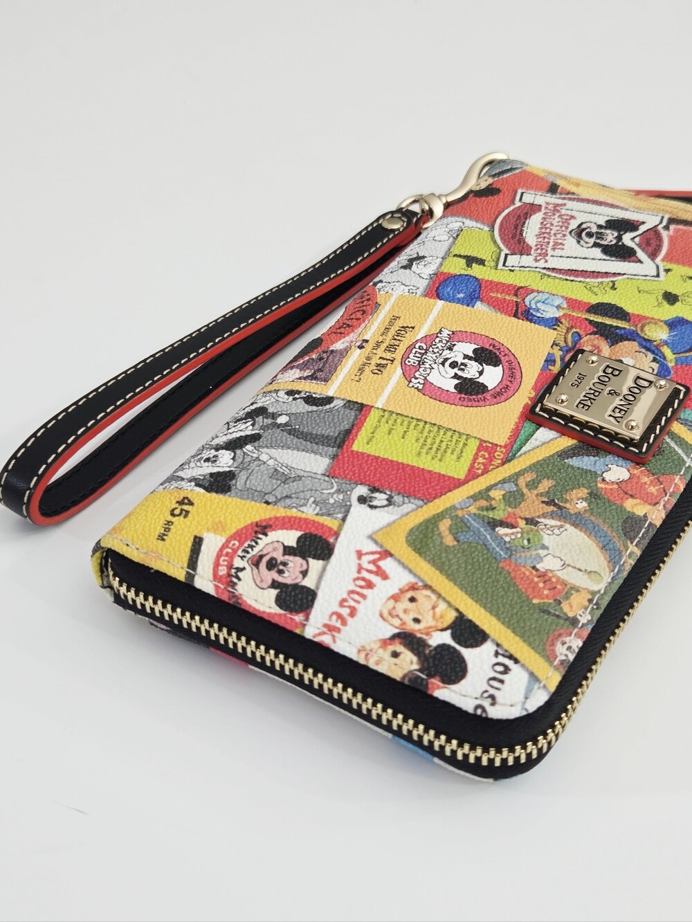 NEW DOONEY & BOURKE DISNEY THE MICKEY MOUSE CLUB 70TH ANNIVERSARY WALLET - Picture 8 of 10